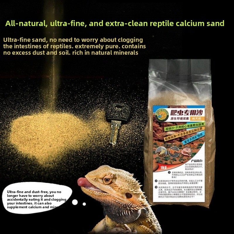 Calcium Powder Reptile - Reptile Sand Calcium Sand for Bearded