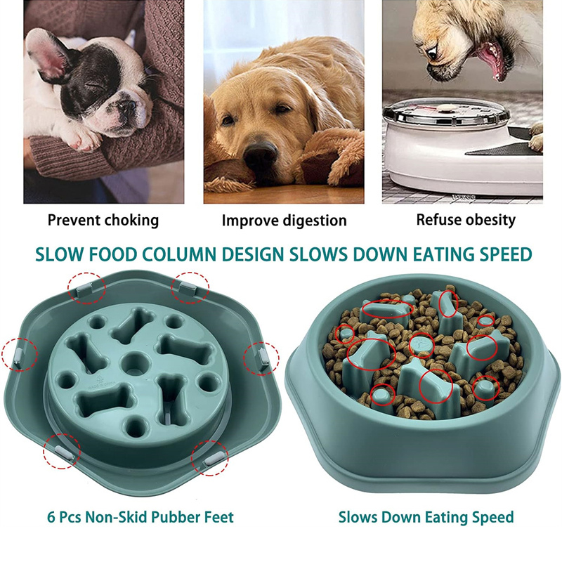 Slow Feeder Dog Bowl Anti-chok - Royal Canin Food Medium 评论和价格