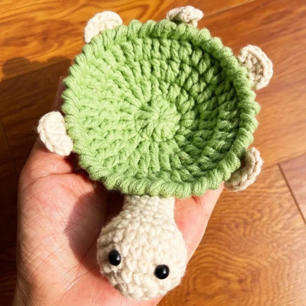 Funny Crochet Turtle Coaster H - Water Dish Reptile 评论和价格